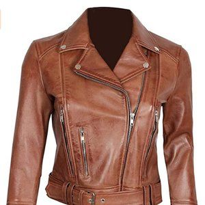 Womens Black Leather Jacket